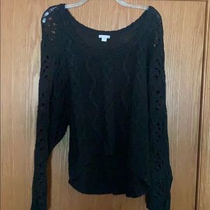 Off the shoulder sweater